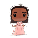 Angelica Schuyler - TOONS Keyring