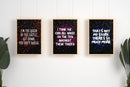 Six Quote Prints