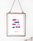 She Is Messy But She Is Kind - Quote Poster