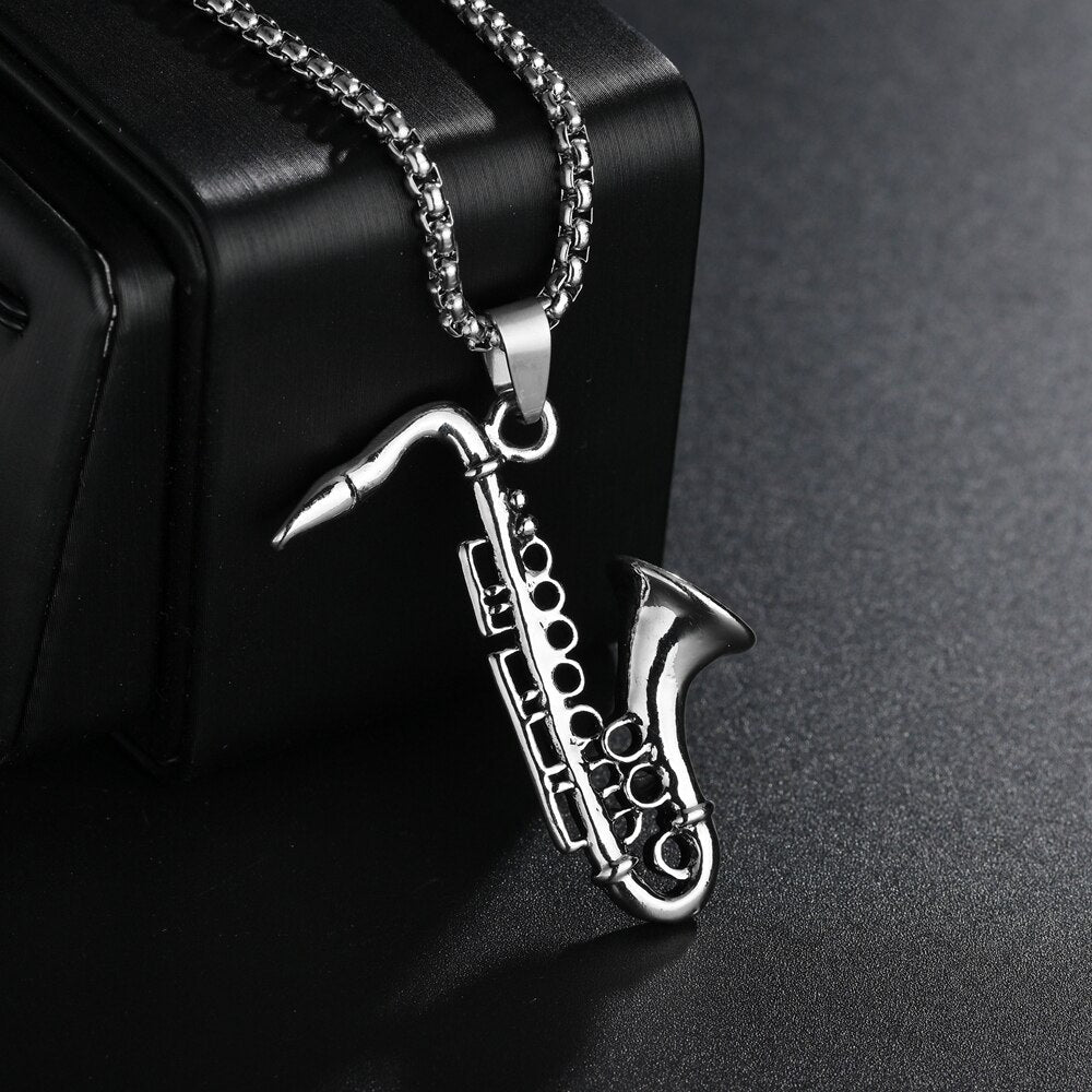 Saxophone charm on sale