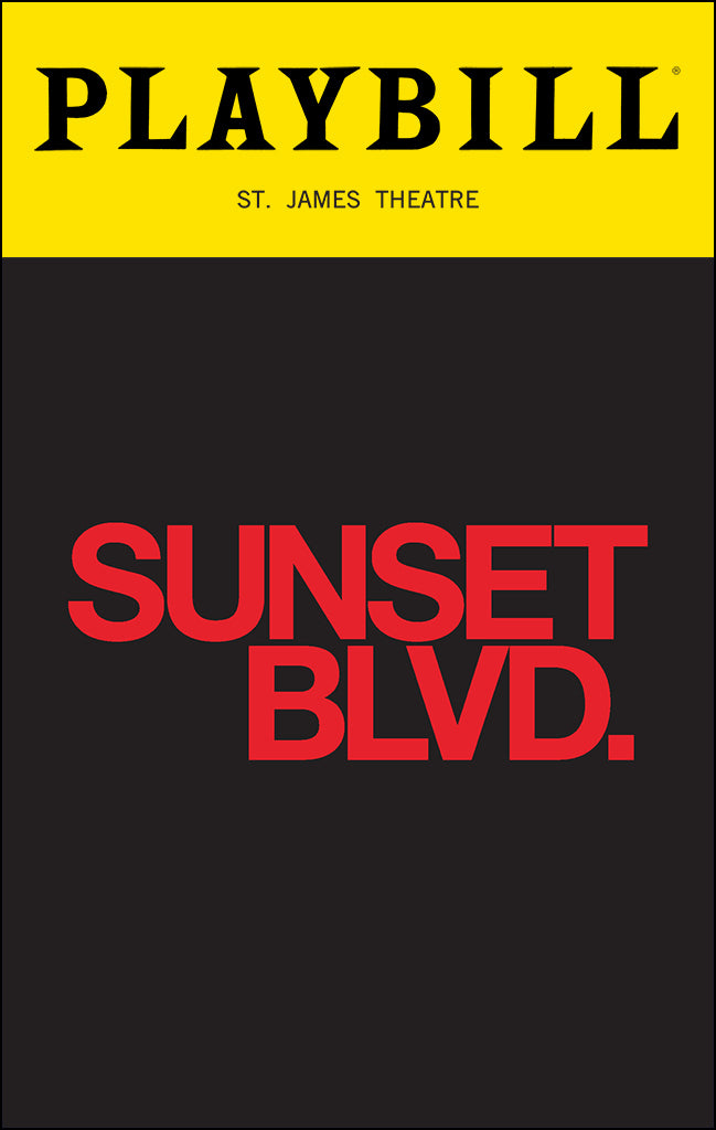 Sunset Blvd - Playbill Metal Sign