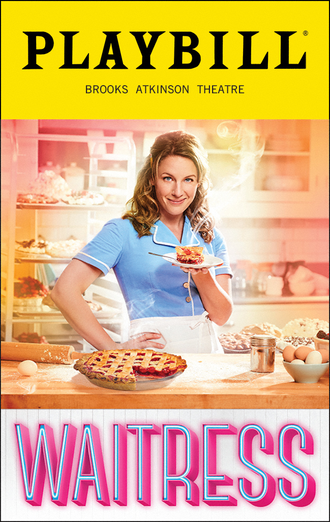 Waitress - Playbill Metal Sign
