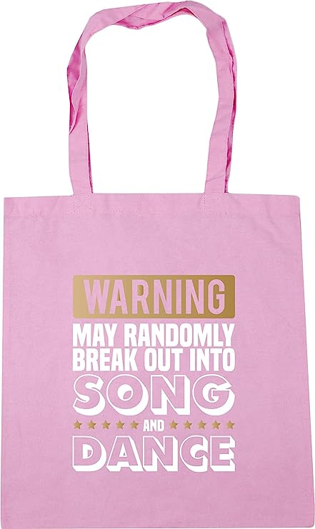 Warning May Randomly Break Out Into Song and Dance - Tote Bag