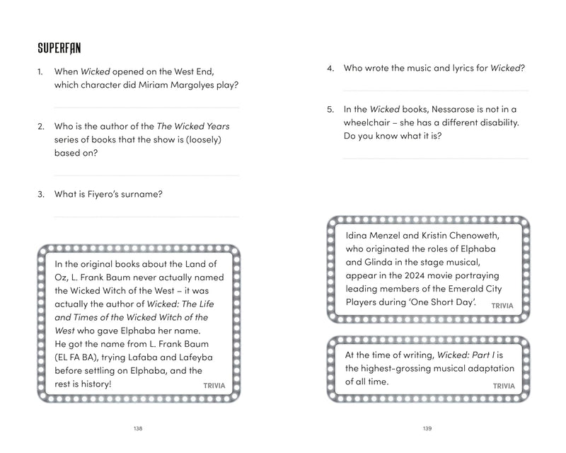 Les Quizérables: The Showstopping Musical Trivia Book