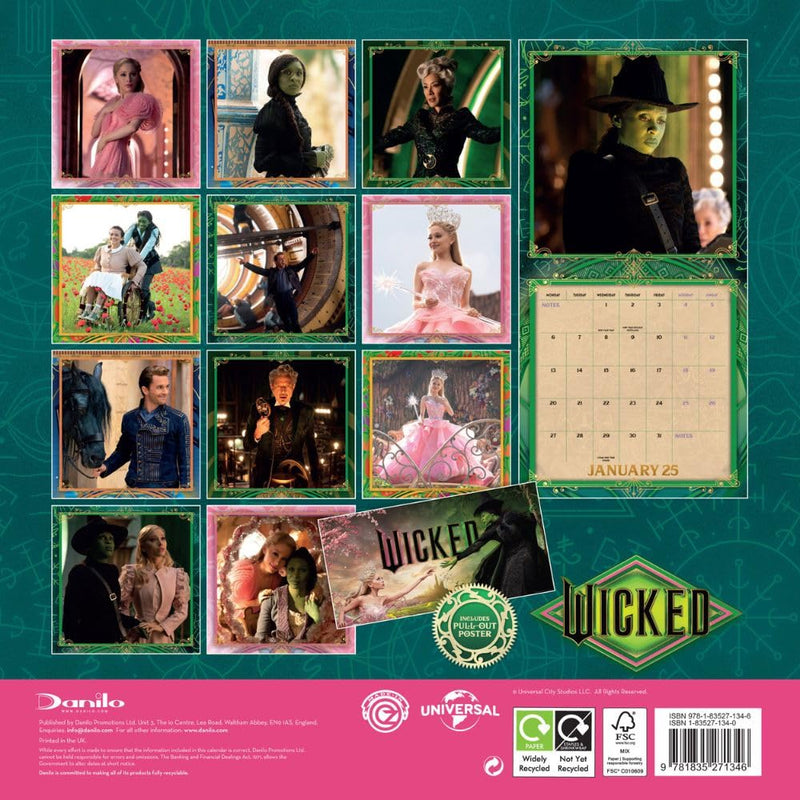 Wicked: Official 2025 Calendar