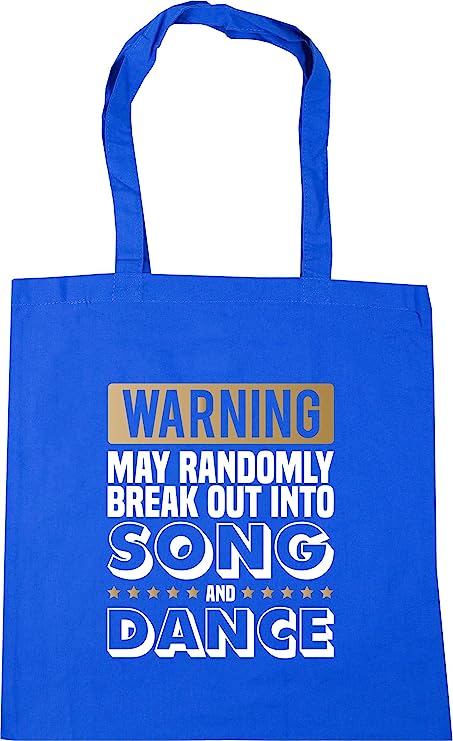 Warning May Randomly Break Out Into Song and Dance - Tote Bag