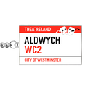 Aldwych - Theatreland Keyring