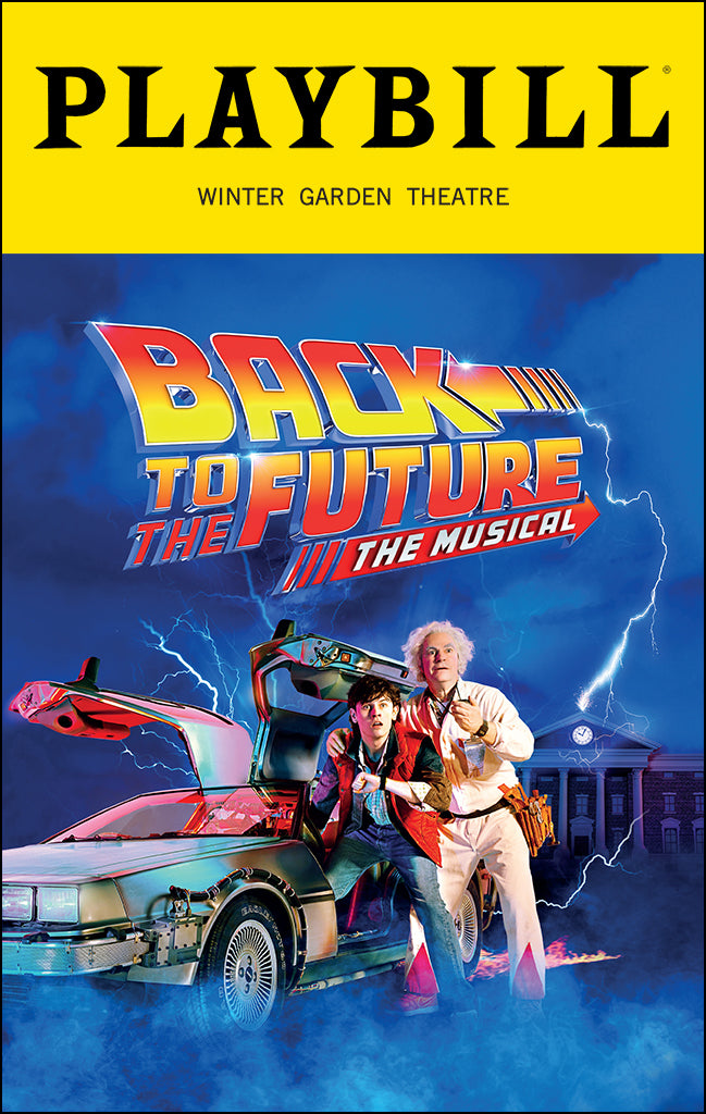 Back To The Future - Playbill Metal Sign