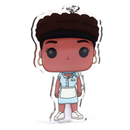 Becky - TOONS Keyring