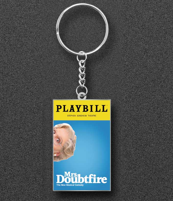 Mrs Doubtfire - Playbill Keyring