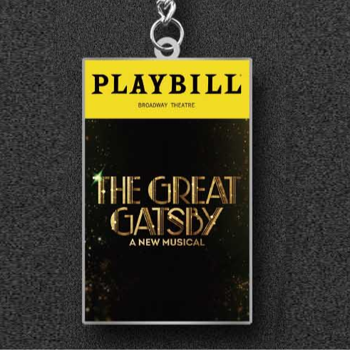 The Great Gatsby - Playbill Keyring