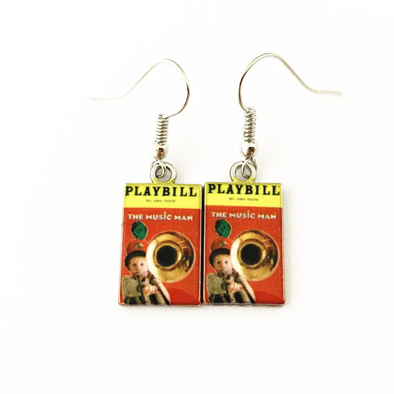 The Music Man - Playbill Earrings