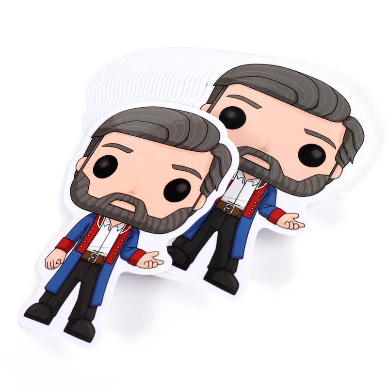 Jean Valjean - TOONS Sticker