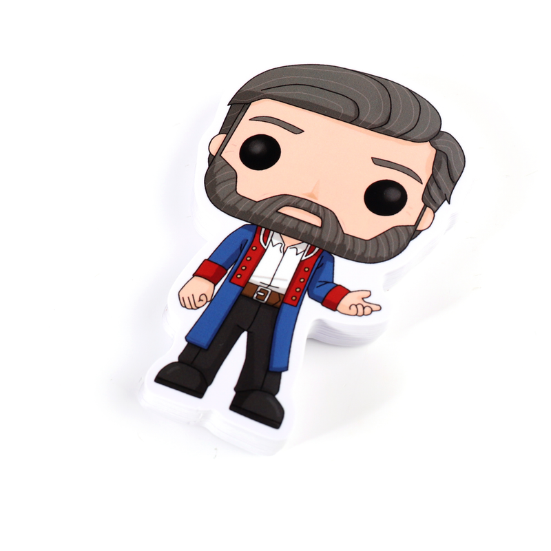 Jean Valjean - TOONS Sticker