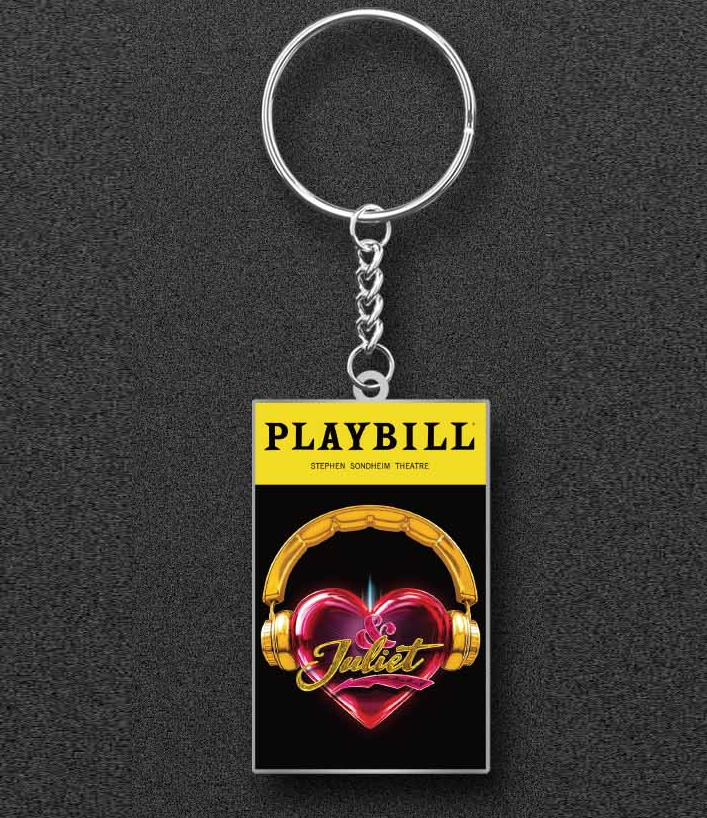 & Juliet - Playbill Keyring