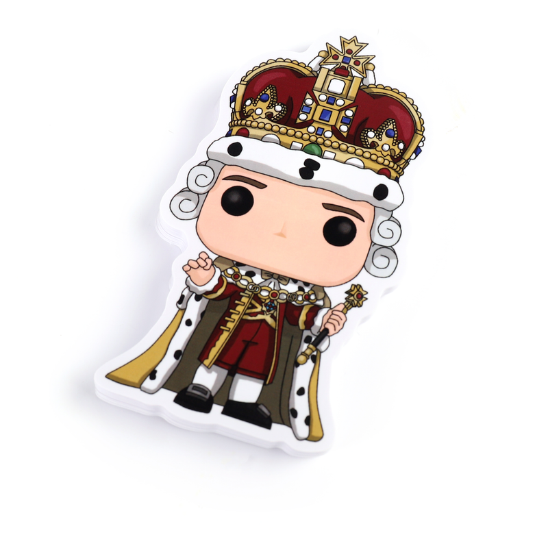 King George - TOONS Sticker