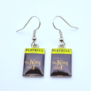 The King and I - Playbill Earrings