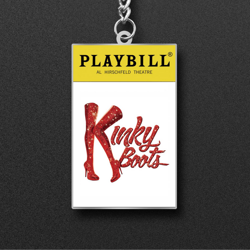 Kinky Boots - Playbill Keyring