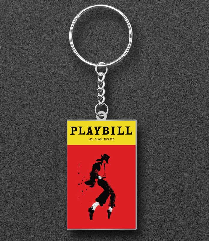 MJ - Playbill Keyring