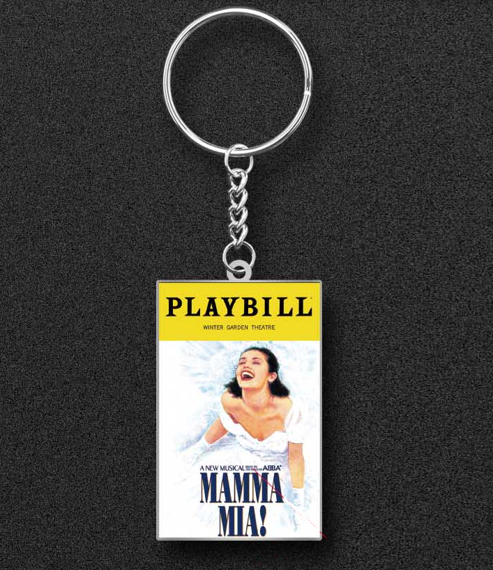 Mamma Mia - Playbill Keyring