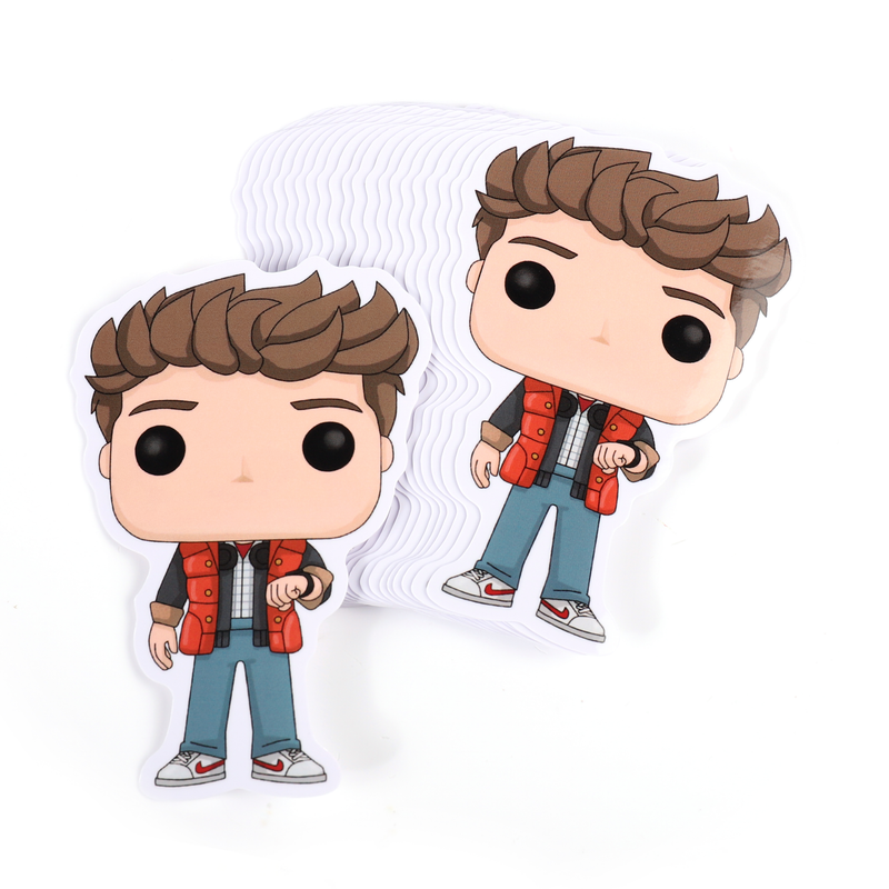 Marty McFly - TOONS Sticker