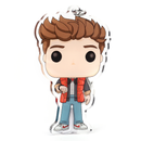 Marty McFly - TOONS Keyring