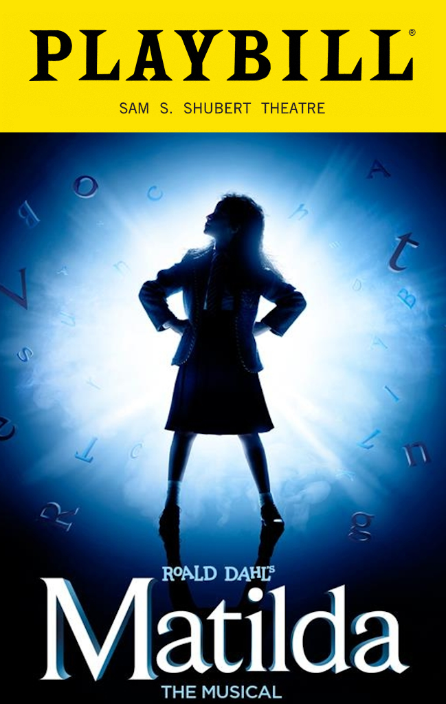 Matilda - Playbill Metal Sign