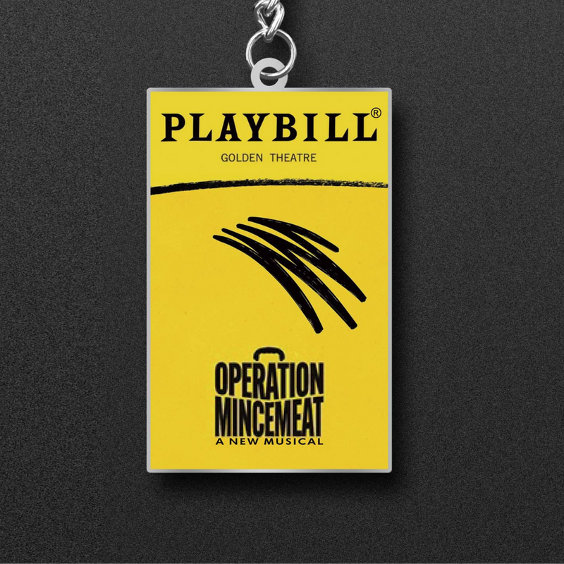 Operation Mincemeat - Playbill Keyring