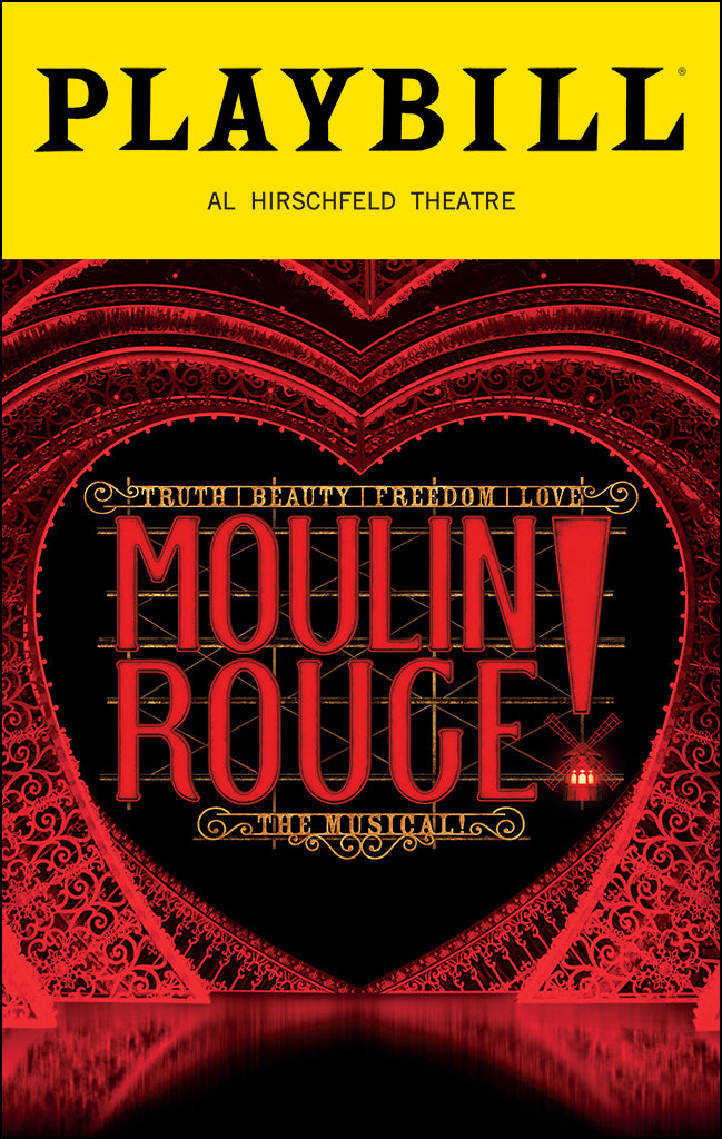 Moulin Rouge - Playbill Metal Sign
