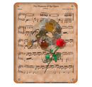 Phantom Sheet Music - Metal Sign