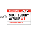 Shaftesbury Avenue - Theatreland Keyring