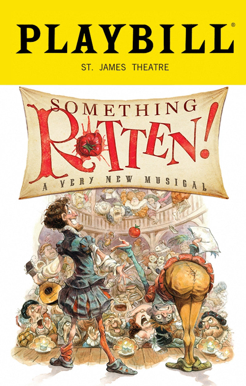 Something Rotten - Playbill Metal Sign