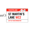 St Martin's Lane - Theatreland Keyring