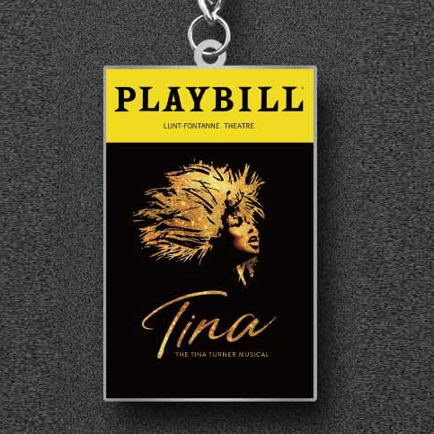 Tina - Playbill Keyring