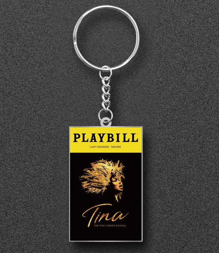 Tina - Playbill Keyring