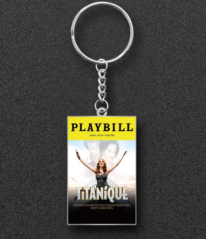 Titanique - Playbill Keyring