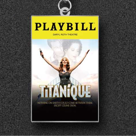 Titanique - Playbill Keyring