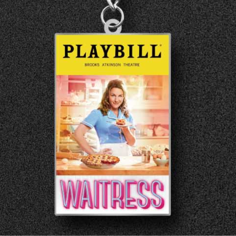 Waitress - Playbill Keyring