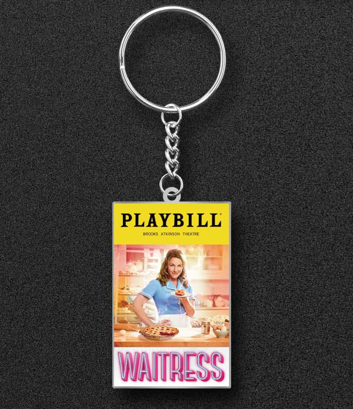 Waitress - Playbill Keyring