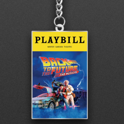 Back To The Future - Playbill Keyring