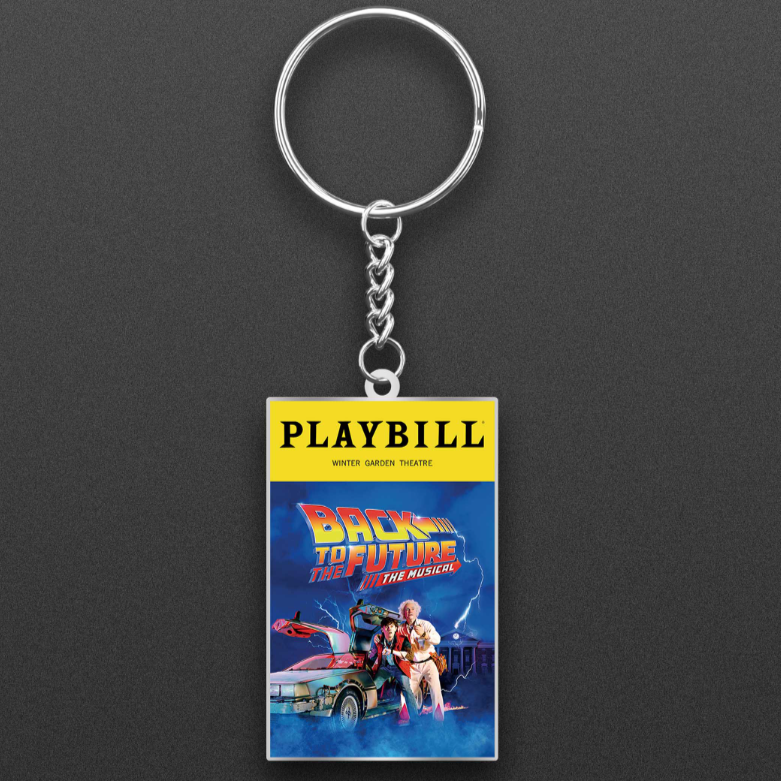 Back To The Future - Playbill Keyring