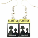 Charlie Brown - Playbill Earrings
