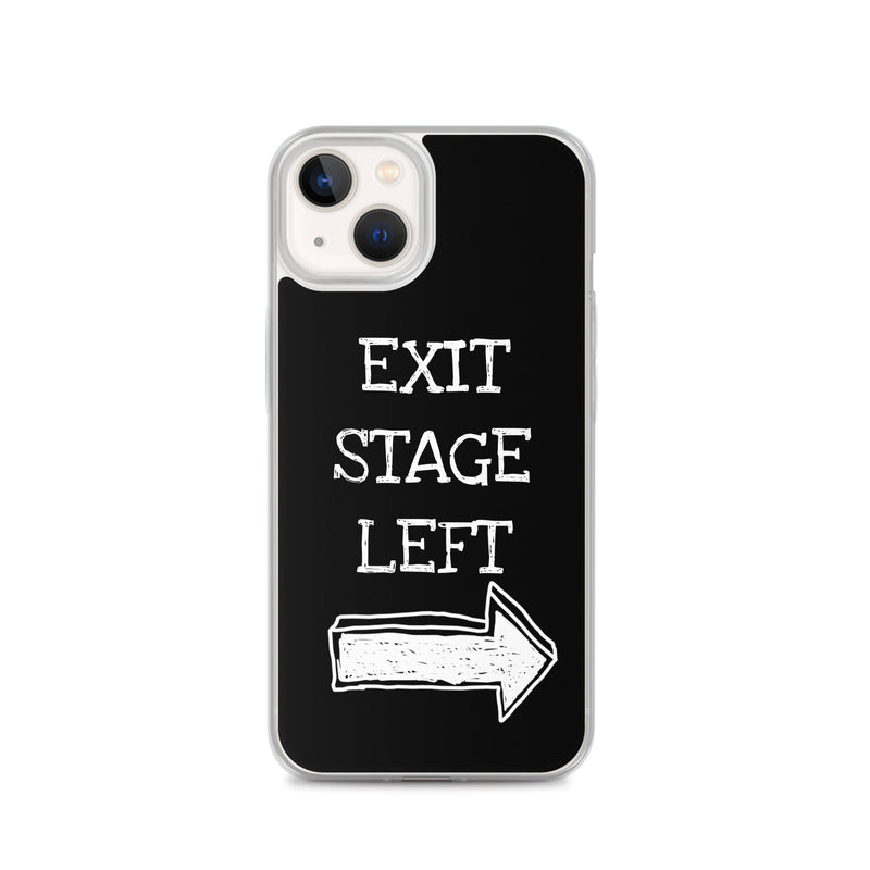 Exit Stage Left - iPhone Case