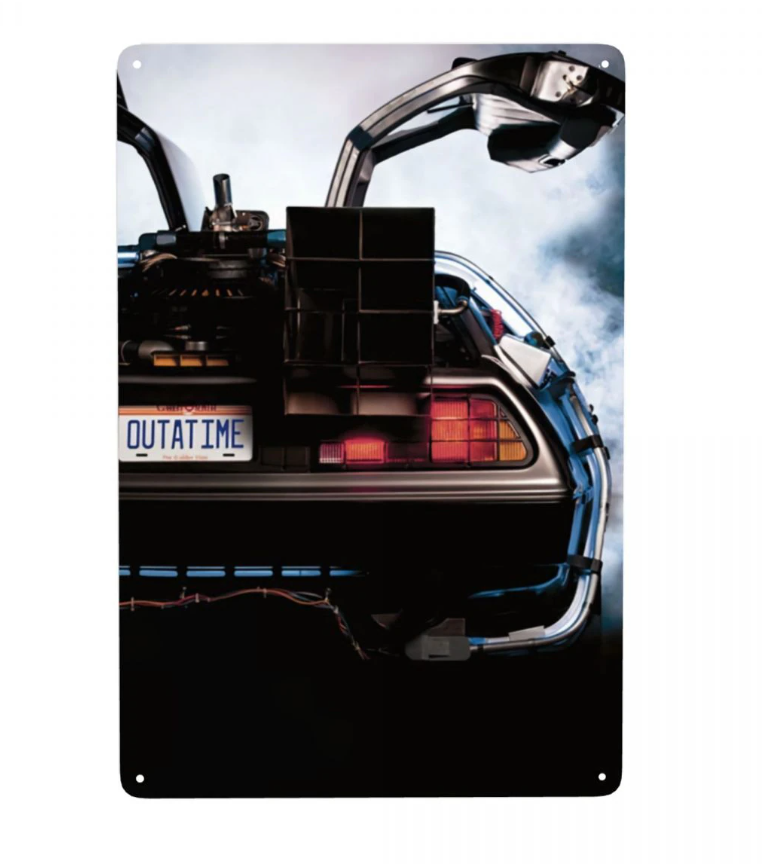 DeLorean - Metal Sign