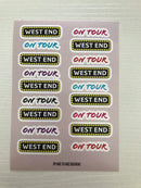 Theatre Scrapbook & 3 Sticker Sheets