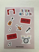 Theatre Scrapbook & 3 Sticker Sheets