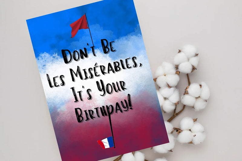 Les Miserables Quotes Greetings Card
