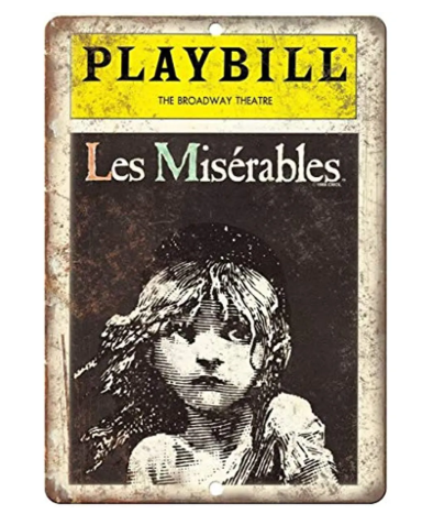 Les Miserables - Metal Sign