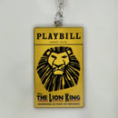 The Lion King - Playbill Keyring