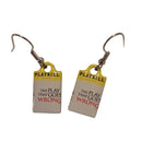 The Play That Goes Wrong - Playbill Earrings